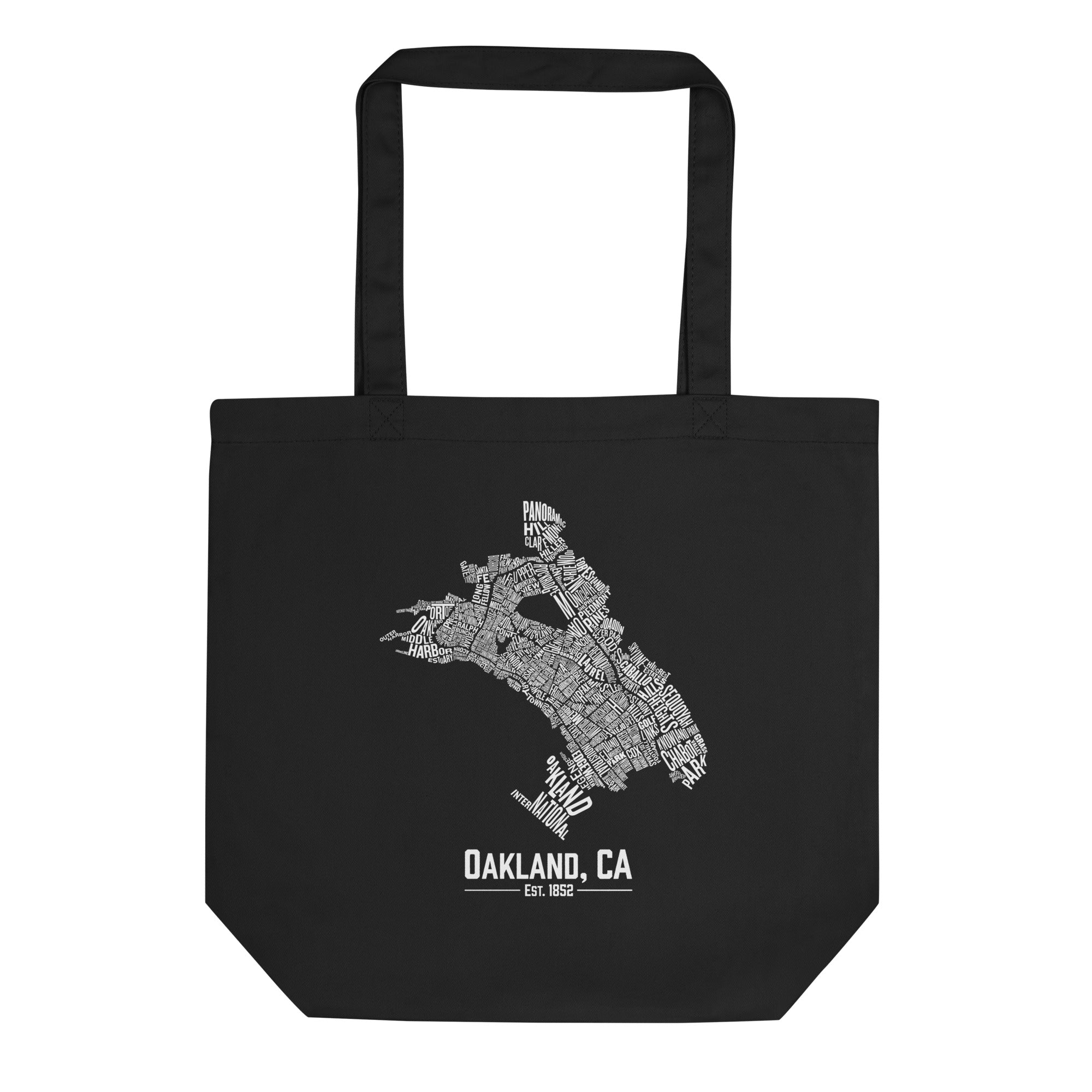 Oakland, CA Neighborhoods Eco Tote Bag